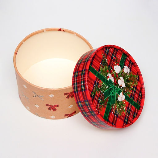 Набор подарочных новогодних коробок 3 в 1 «Клетка», 16×10, 14×9, 13×8.5 см