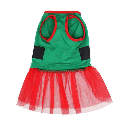 Костюм для животных Эльфийка, размер S (ДС 27, ОГ 38, ОШ 25 см), красно-зелёный - Simaland фото 6