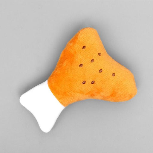 Игрушка для собак Мягкая голень с пищалкой, 13 см - Пижон фото 3