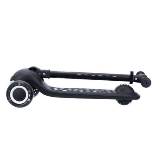 Самокат трехколесный Slider, светящиеся полиуретановые колёса и платформа, руль складной  фото 10