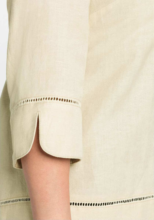 Блузка, бежевая - Sheego фото 6