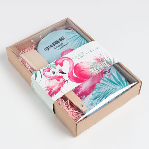 Кухонный набор Самой необыкновенной, варежка-прихватка 20х28 см, лопатка деревянная - Доляна фото 6