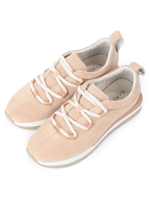 03-5950-6 BEIGE Полуботинки женские (натуральная замша)