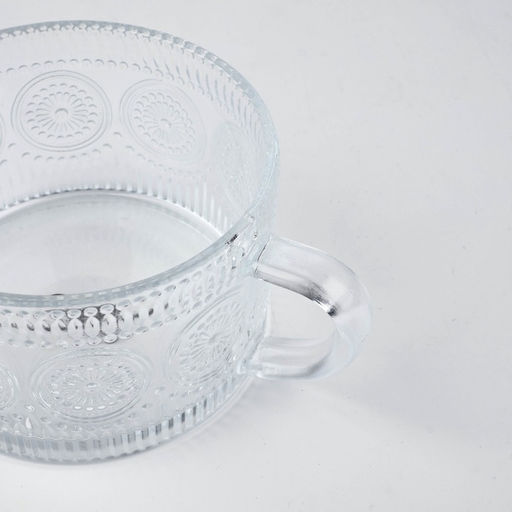 Кружка с крышкой стеклянная With love, 450 мл