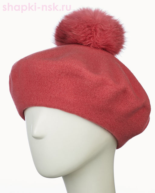 Берет фетр флис Помпон 115 Берет женский флис (58-59) - Tonak фото 40