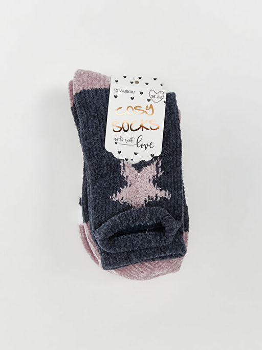 Desenli Kad?n Ev ?orab? 2li