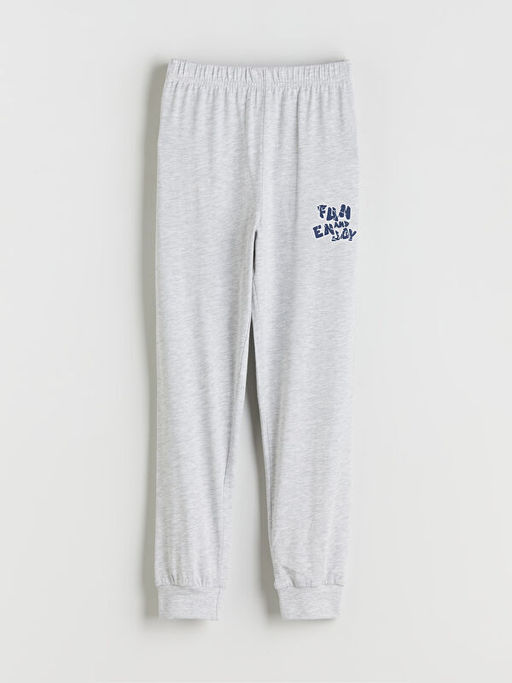 Beli Lastikli Erkek ?ocuk Pijama Alt 2li