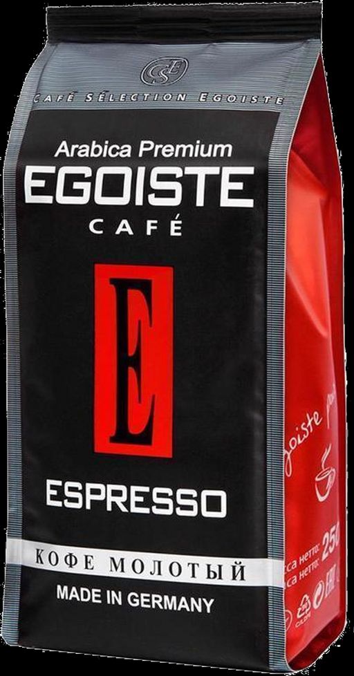 EGOISTE. Espresso (молотый) 250 гр. мягкая упаковка