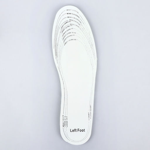 Цена за 2 шт. Стельки для обуви, универсальные, двухслойные, р-р RU до 46 (р-р Пр-ля до 46), 29 см, пара, бежевые