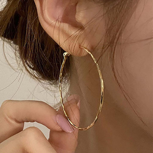Серьги-кольца с замком кольцо арт. 13 4144 (id 280947)