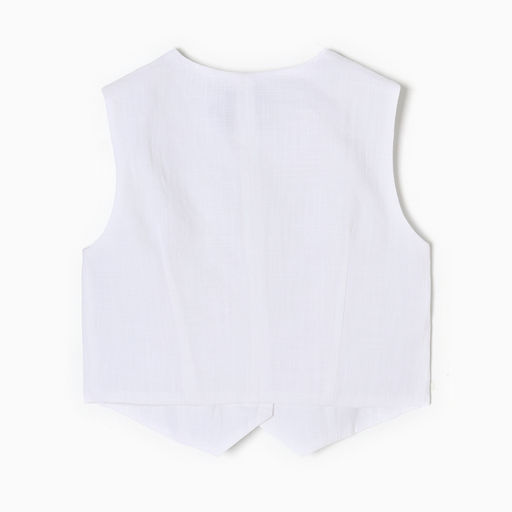 Жилет женский MIST Linen, размер 44, белый