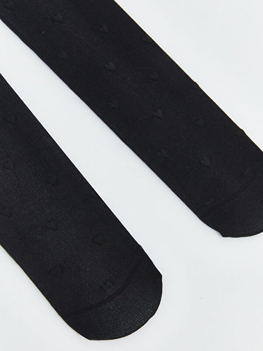 Desenli K?z ?ocuk ?nce K?lotlu ?orap 2li