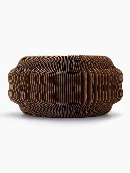 Когтеточка - игрушка «Пижон. Бублик», 11×11×7/20×11 см, гофрокартон, коричневая