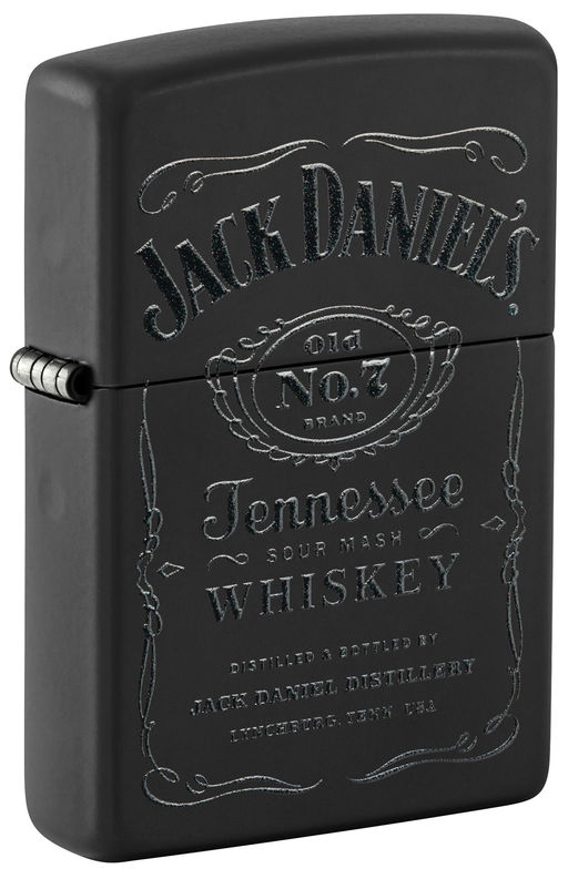 Подарочный набор Джек Дэниэлс | Jack Daniels®: зажигалка и кожаный чехол ZIPPO 48460