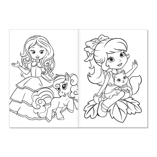 Раскраска Прекрасные принцессы, А5, 12 стр. - Буква-ленд фото 2