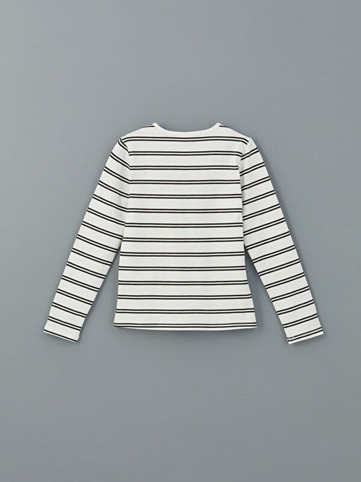 Bisiklet Yaka K?z ?ocuk Ti??rt