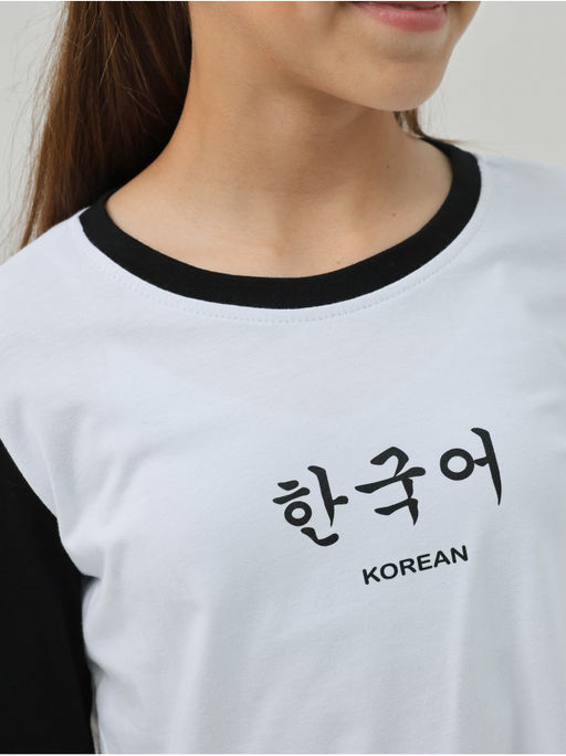 Лонгслив Корея Детский Чер-Бел - София фото 5