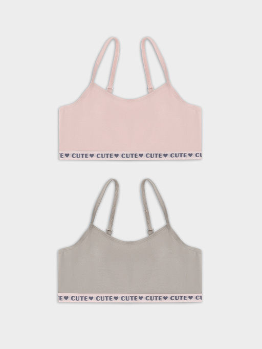 Топ бюстье для девочек в наборе, 2 шт