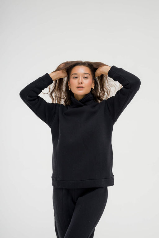 213/209 Костюм утепленный, черный - Knitka wear фото 3