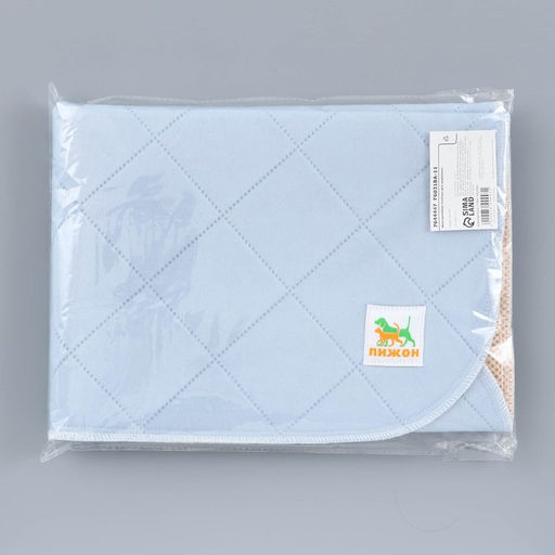 Пелёнка для животных многоразовая впитывающая, 60 х 50 см, серый - Пижон фото 6