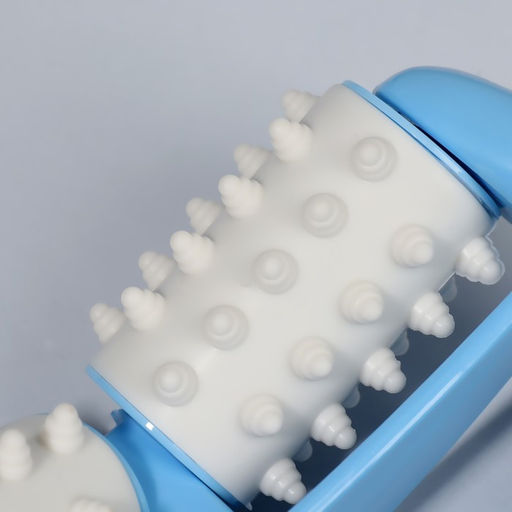 Массажёр «Роллер», с шипами, универсальный, 14×10×5 см, голубой