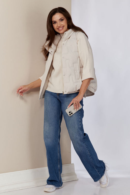 Жилет SHETTI 2152 молочный