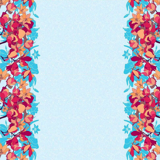 "Аромат магнолии" Скатерть 150х145см, длина стола до 110см, на 4 персоны, хлопок "Премиум" 186г/м2, "Домашняя мода" (Россия)