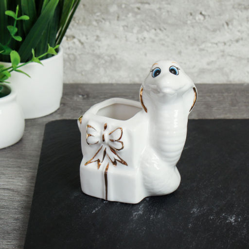 Подставка для зубочисток 8 см новогодняя / B5319 /уп 144/ Символ года 2025 - Галеонтрейд фото 2