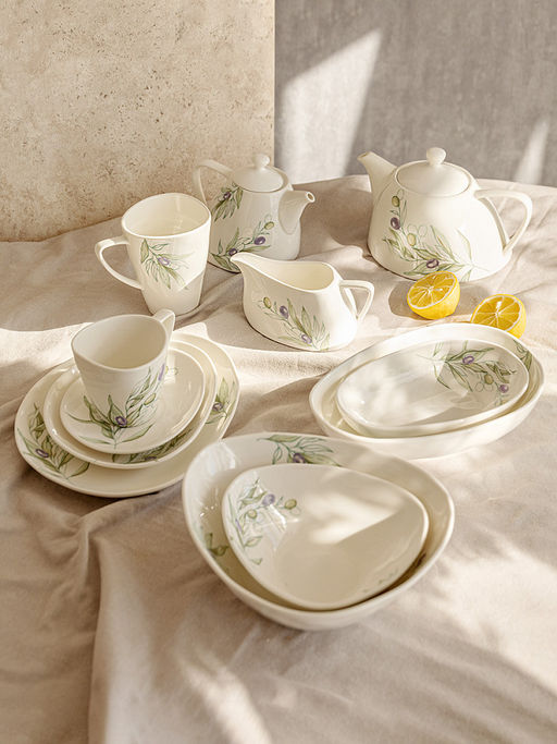 Салатник 1100мл белый фарфор - Lucky фото 8