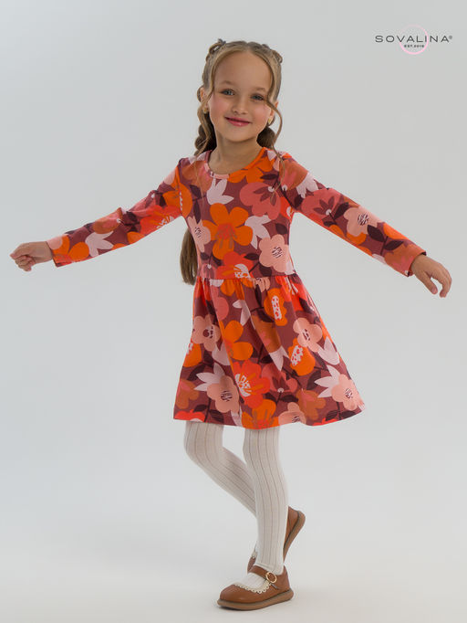 Платье Эля осенние цветы - Sovalina фото 16