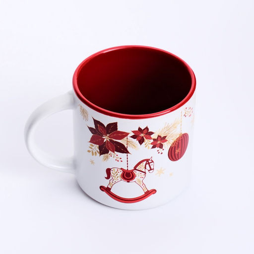 Кружка керамическая новогодняя «Новый год принесет счастье», 380 мл