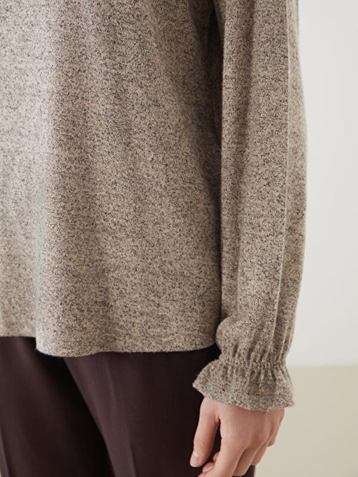 Bisiklet Yaka Kad?n Bluz