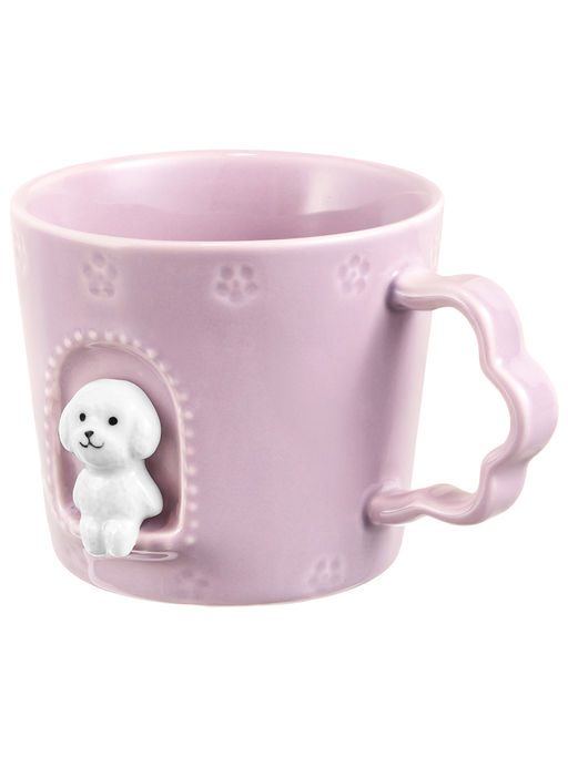 Кружка 250 мл 12*9,5*7,5 см "Собачка в домике" фарфор