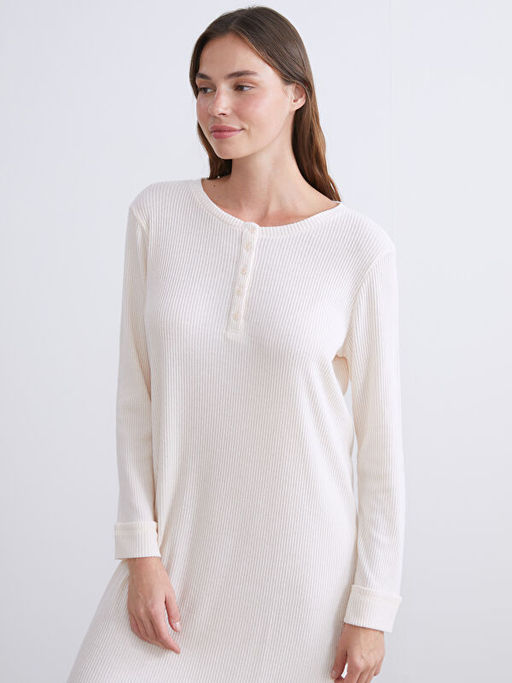 Bisiklet Yaka Kad?n Gecelik