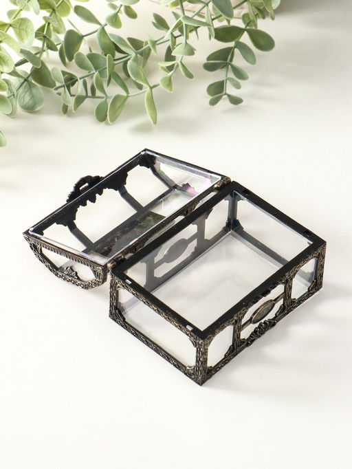 Шкатулка для украшений «Сундучок», пластик под бронзу, 10.5×8×6.5 см