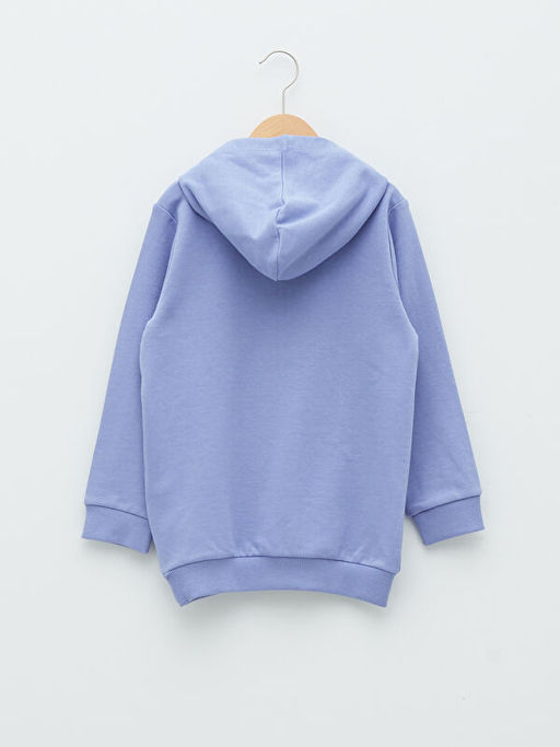 Kap??onlu BT21 Bask?l? Uzun Kollu K?z ?ocuk Sweatshirt - Waikiki фото 2