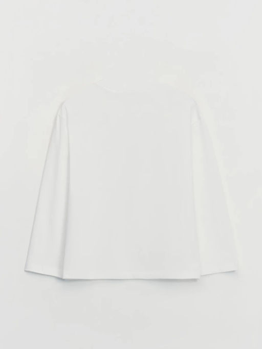 Базовый лонгслив из хлопка / Zarina  фото 2