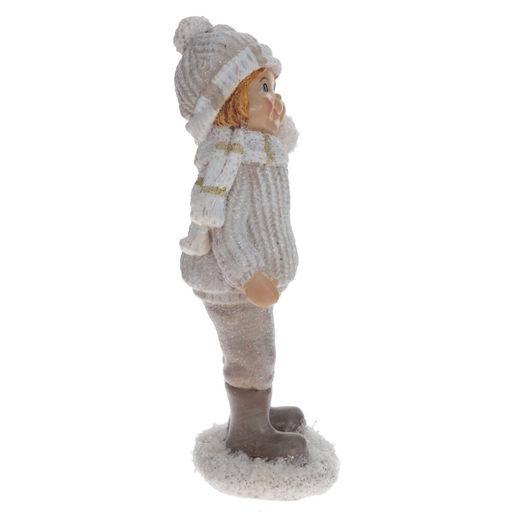 Фигурка декоративная "Мальчик/Девочка", L6 W4 H12,5 см, 2в.