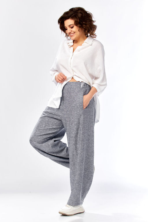 Костюм Diamant 2157 джинс, белый  фото 12