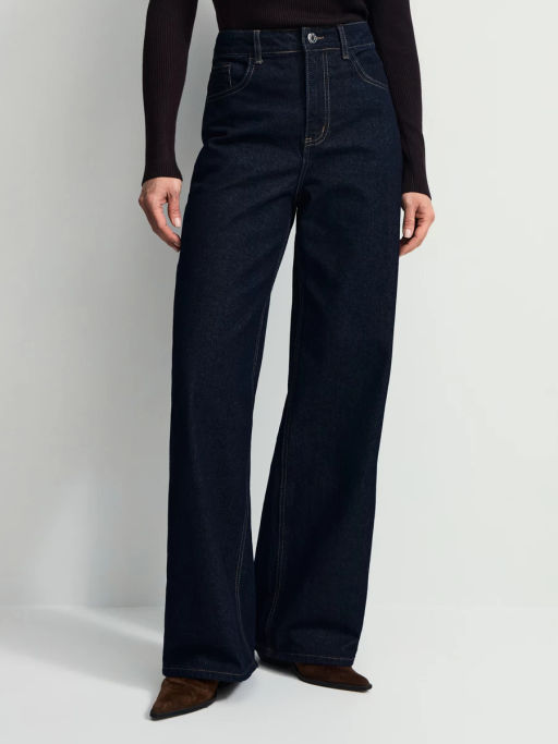 Джинсы wide leg с высокой посадкой / Zarina фото 2