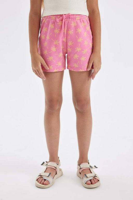 Шорты с рисунком для девочек - Defacto фото 4