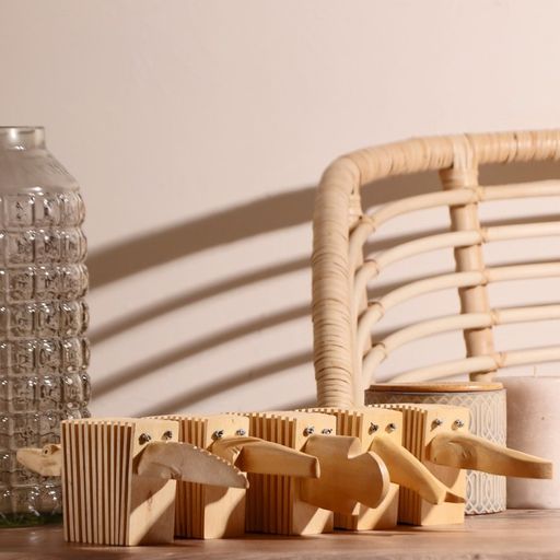 Сувенирный музыкальный инструмент "Трещотка" 25х9,5х4 см  МИКС