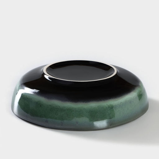 Тарелка фарфоровая Verde notte, 600 мл, d=18.5 см