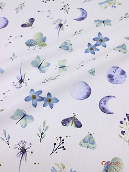 Сатин Волшебные сумерки, ш.1.61м, хлопок-100%, 120гр/м.кв