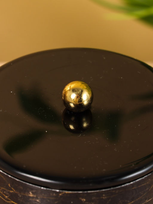 Конфетница с крышкой Тёмный шоколад 11х11х7 см - Simaland фото 5