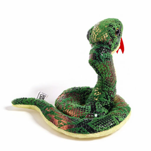 Мягкая игрушка Змея, 15 см, цвет зелёный - Simaland фото 7