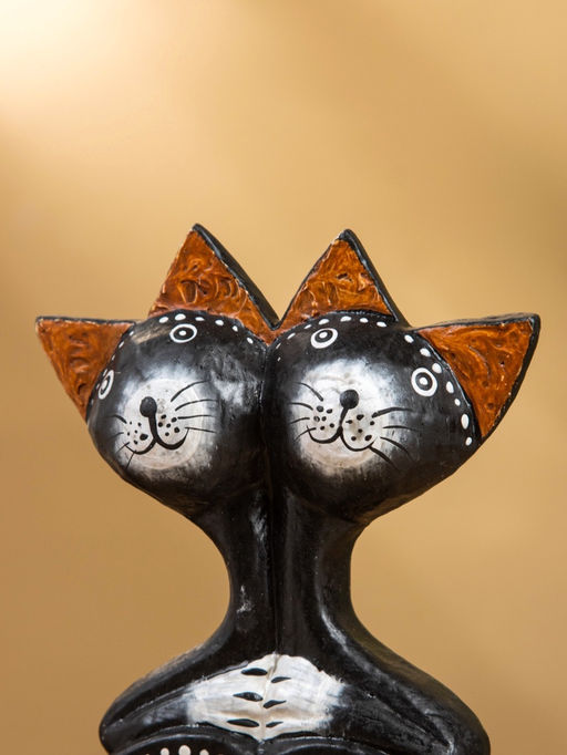 Интерьерный сувенир Влюблённые котята, 20 см