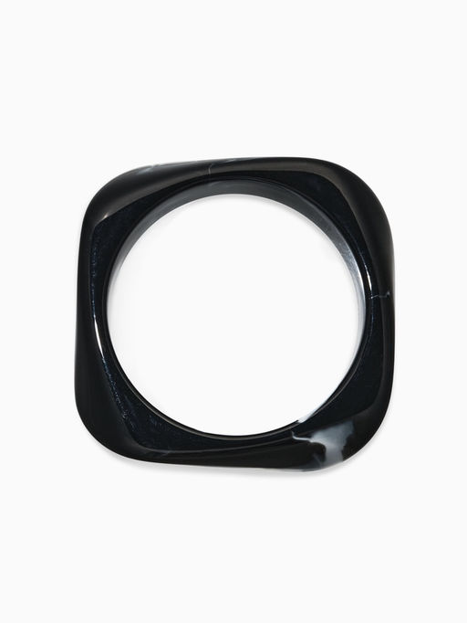 Браслет манжет акрил "Тренд", цвет чёрный