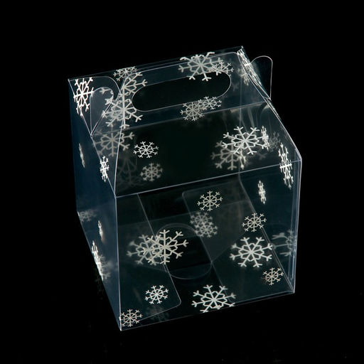 Цена за 5 шт. Складная коробка из PVC 11 x 11 x 11 см Праздничное настроение - UPAK LAND фото 5