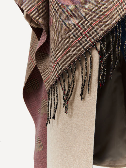 в составе ШЕРСТЬ  и КАШЕМИР Большой, мягкий, теплый  двусторонний палантин - Tantino фото 8